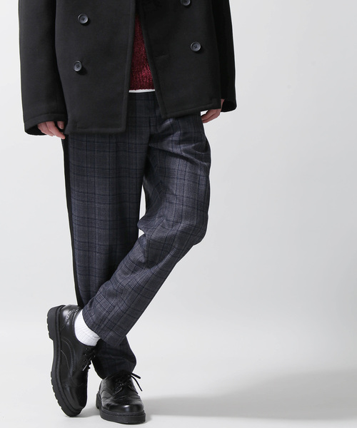 WEGO（ウィゴー）の「WEGO/サイドライン起毛チェックペグトップパンツ（その他パンツ・メンズ・ブラック系その他2/ブラウン系その他2・MEDIUM/LARGE）」の11枚目の写真