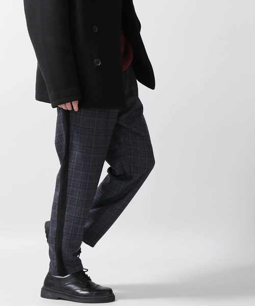 WEGO（ウィゴー）の「WEGO/サイドライン起毛チェックペグトップパンツ（その他パンツ・メンズ・ブラック系その他2/ブラウン系その他2・MEDIUM/LARGE）」の10枚目の写真