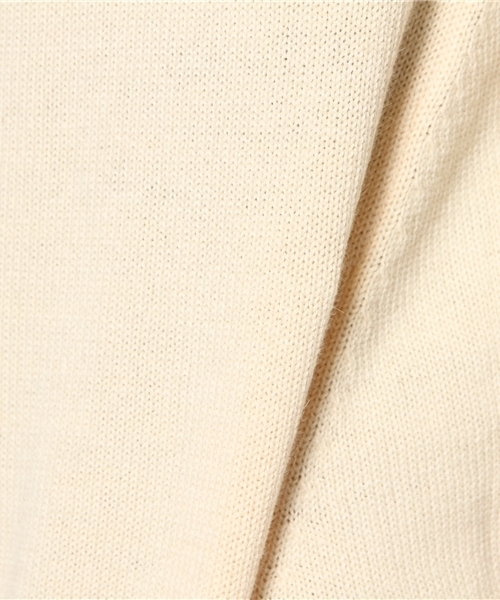 PLST（プラステ）の「アンゴラ混VネックAラインニット（ニット/セーター・レディース・ベージュ/サーモンピンク/ヘザーグレー・2）」の9枚目の写真