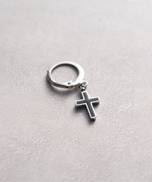 金属アレルギー対応「ieLS」Stainless Steel チャームフープピアス(片耳用)