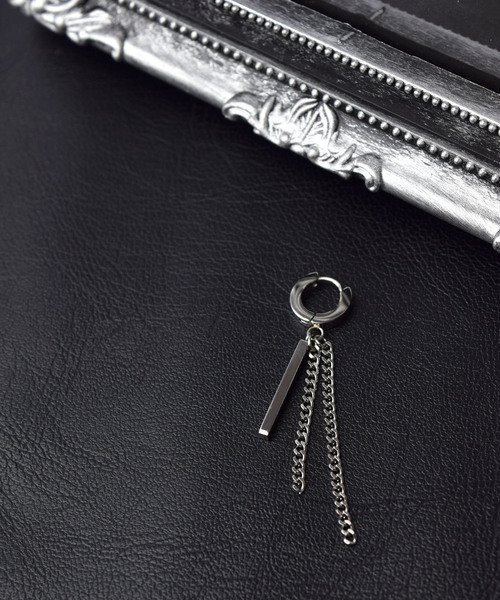 ieLS(イエルズ)の「金属アレルギー対応「ieLS」Stainless Steel チャームフープピアス(片耳用)(ピアス(片耳用)・メンズ・その他1/その他2/その他3/その他4/その他5/その他6/その他7・ONE SIZE)」の15枚目の写真