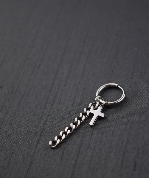 ieLS(イエルズ)の「金属アレルギー対応「ieLS」Stainless Steel チャームフープピアス(片耳用)(ピアス(片耳用)・メンズ・その他1/その他2/その他3/その他4/その他5/その他6/その他7・ONE SIZE)」の14枚目の写真