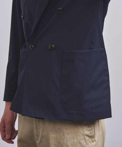 UNITED ARROWS(ユナイテッドアローズ)の「<UNITED ARROWS> トロピカル 4B ダブルジャケット◆(テーラードジャケット・メンズ・ネイビー・52/50/44/42/48/46/54)」の2枚目の写真