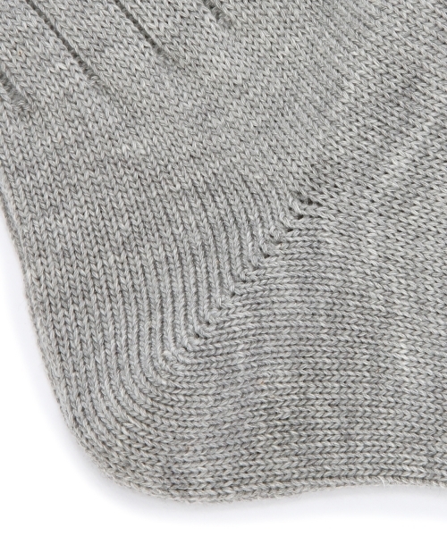 Another Edition（アナザーエディション）の「AE RIB SKS　Я◆（ソックス/靴下・レディース・ホワイト/グレー・フリー）」の4枚目の写真