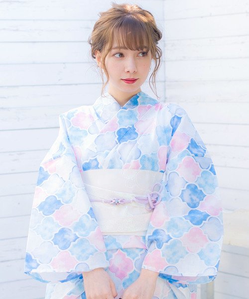 セール】選べる浴衣5点セット 和歌山染工日本染め（ゆかた・作り帯