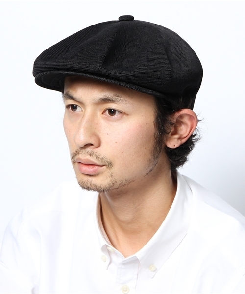 KANGOL(カンゴール)の「WEGO/KANGOL TROPICGALAXY(ハンチング/ベレー帽・メンズ・ブラック/ネイビー・LARGE/MEDIUM)」の6枚目の写真