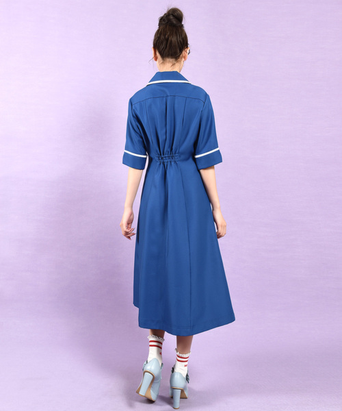 MILK サロンワンピース アイスブルー USED】サロン ワンピ（アイスブルー） | MILK | ロリータ