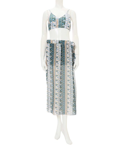 WACOAL 楽美人 フラワープリント水着 13L WACOAL 楽美人 フラワー