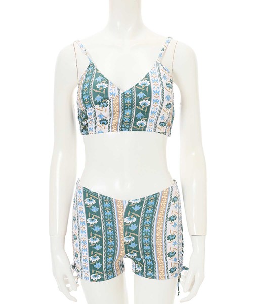 WACOAL フラワープリント水着 9M WACOAL フラワープリント水着 9M