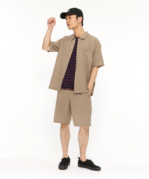 LAKOLE(ラコレ)の「ドライポリオープンシャツ / LAKOLE(シャツ/ブラウス・メンズ・ネイビー/ベージュ/ブラウン/チャコール・MEDIUM/LARGE)」の10枚目の写真