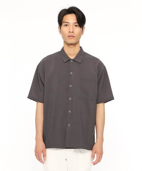 LAKOLE(ラコレ)の「ドライポリオープンシャツ / LAKOLE(シャツ/ブラウス・メンズ・ネイビー/ベージュ/ブラウン/チャコール・MEDIUM/LARGE)」の14枚目の写真