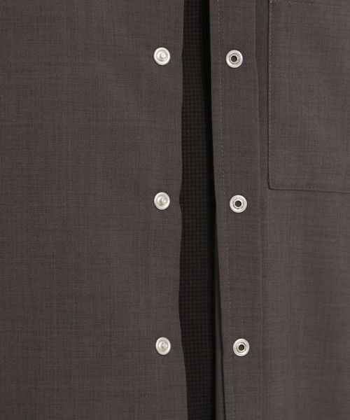 LAKOLE(ラコレ)の「ドライポリオープンシャツ / LAKOLE(シャツ/ブラウス・メンズ・ネイビー/ベージュ/ブラウン/チャコール・MEDIUM/LARGE)」の19枚目の写真