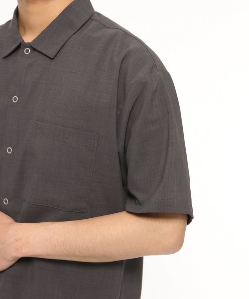 LAKOLE(ラコレ)の「ドライポリオープンシャツ / LAKOLE(シャツ/ブラウス・メンズ・ネイビー/ベージュ/ブラウン/チャコール・MEDIUM/LARGE)」の21枚目の写真