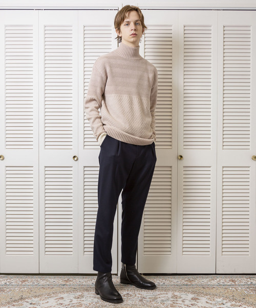 FACTOTUM（ファクトタム）の「【FACTOTUM】アラン柄編み変えニット