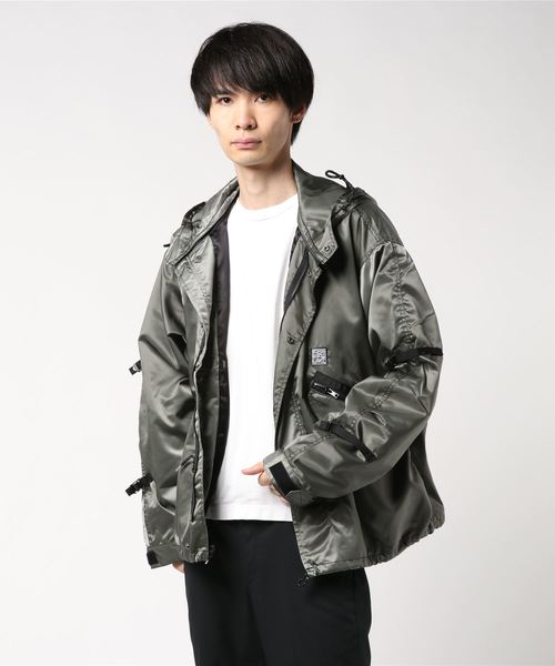 F-LAGSTUF-F(フラグスタフ)の「【F-LAGSTUF-F】カスタム M-51ジャケット/19AW-FS-11(MA-1・メンズ・ブラック/グレー・LARGE/LL)」の8枚目の写真