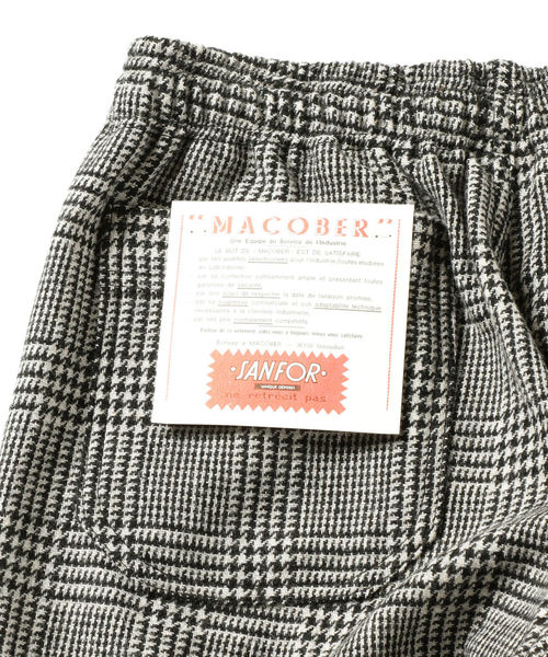 MACOBER（マコバ）の「MACOBER×SHIPS ウールパンツ グレンチェック（その他パンツ・メンズ・グレー・MEDIUM/LARGE）」の10枚目の写真