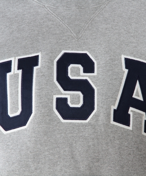 Champion（チャンピオン）の「[チャンピオン]Champion A/Style USA スウェット（スウェット・レディース・グレー/ネイビー・SMALL）」の7枚目の写真