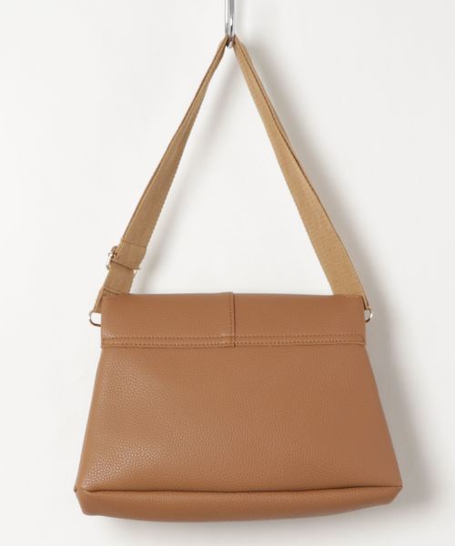 florist（フローリスト）の「【2way】口折れフラップの台形ショルダーバッグ（ショルダーバッグ・レディース・ホワイト/ブラック/ベージュ/ピンク/モカ/キャメル/ワイン・FREE）」の8枚目の写真