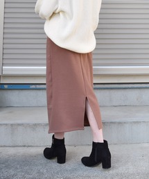 Coo+i（クーイ）の「裏起毛スウェットタイトスカート（スカート）」