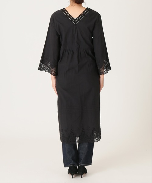 SLOBE IENA(スローブイエナ)の「レースワンピース◆(ワンピース・レディース・ホワイト/ブラック・FREE)」の9枚目の写真