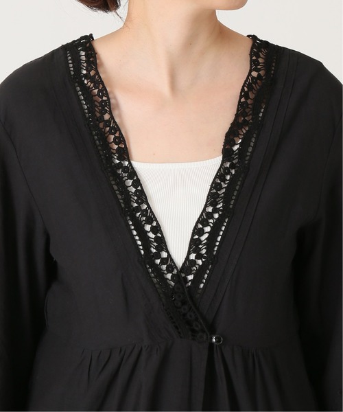 SLOBE IENA(スローブイエナ)の「レースワンピース◆(ワンピース・レディース・ホワイト/ブラック・FREE)」の16枚目の写真