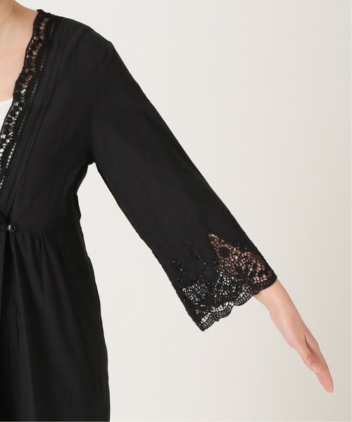 SLOBE IENA(スローブイエナ)の「レースワンピース◆(ワンピース・レディース・ホワイト/ブラック・FREE)」の3枚目の写真