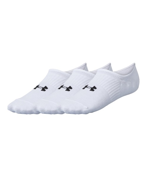 UNDER ARMOUR(アンダーアーマー)の「UAローロー ソックス(トレーニング/MEN)(ソックス/靴下・メンズ・ブラック/ホワイト・LG/MD)」の1枚目の写真