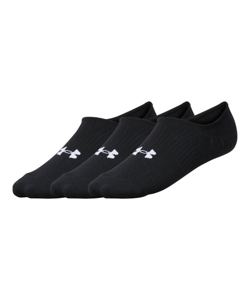 UNDER ARMOUR(アンダーアーマー)の「UAローロー ソックス(トレーニング/MEN)(ソックス/靴下・メンズ・ブラック/ホワイト・LG/MD)」の2枚目の写真