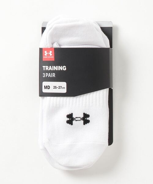 UNDER ARMOUR(アンダーアーマー)の「UAローロー ソックス(トレーニング/MEN)(ソックス/靴下・メンズ・ブラック/ホワイト・LG/MD)」の3枚目の写真