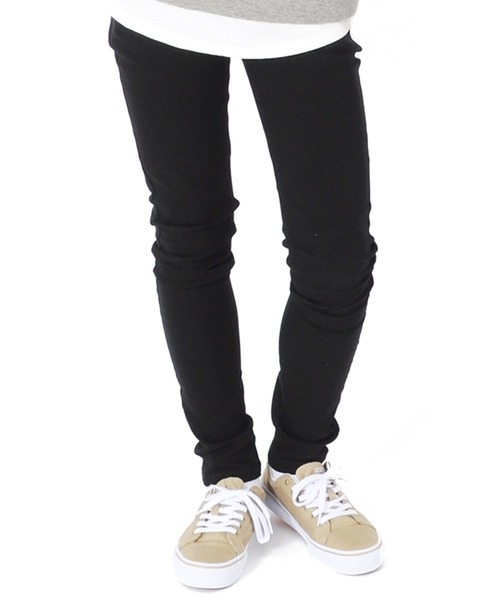 GLAZOS（グラソス）の「[スキニー]スーパーストレッチ・チノパンツ（チノパンツ・キッズ・ブラック/ベージュ/ネイビー/カーキ/インディゴブルー/グリーン系カモフラージュ・130cm/140cm/160cm/150cm/170cm）」の2枚目の写真