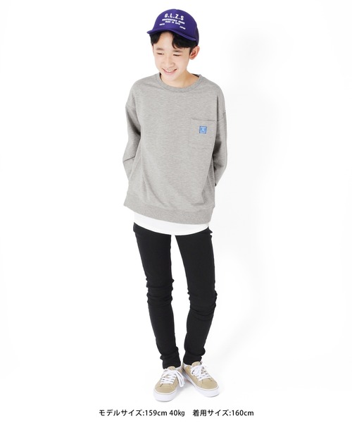 GLAZOS（グラソス）の「[スキニー]スーパーストレッチ・チノパンツ（チノパンツ・キッズ・ブラック/ベージュ/ネイビー/カーキ/インディゴブルー/グリーン系カモフラージュ・130cm/140cm/160cm/150cm/170cm）」の10枚目の写真