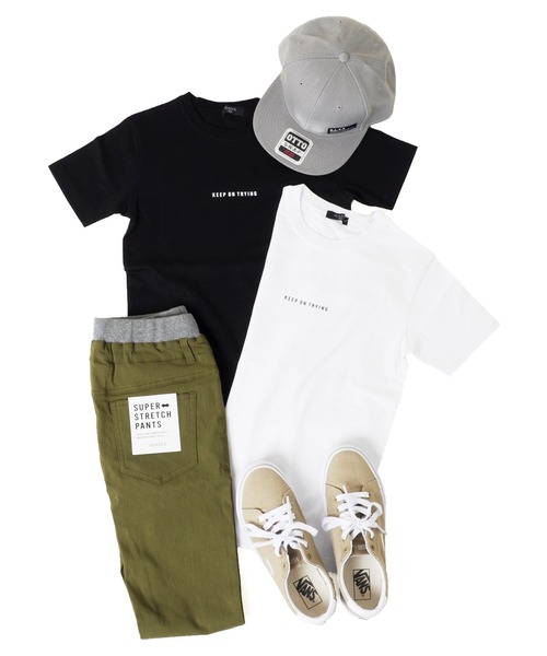 GLAZOS（グラソス）の「[スキニー]スーパーストレッチ・チノパンツ（チノパンツ・キッズ・ブラック/ベージュ/ネイビー/カーキ/インディゴブルー/グリーン系カモフラージュ・130cm/140cm/160cm/150cm/170cm）」の14枚目の写真