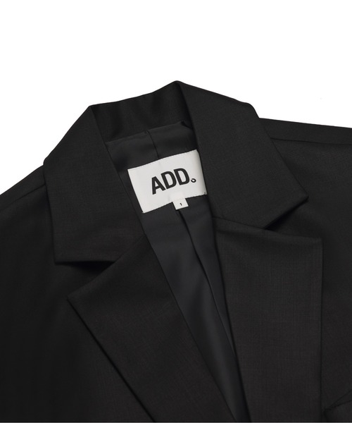 ADD SEOUL（エーディーディーソウル）の「『ADD SEOUL』ADDITUDE BLAZER / ADD アディチュード オーバーサイズ テーラードジャケット（テーラードジャケット・メンズ・ブラック/グリーン・1/2）」の13枚目の写真