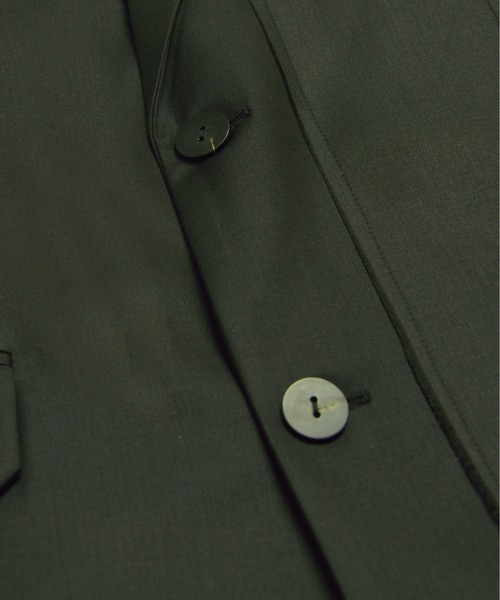 ADD SEOUL（エーディーディーソウル）の「『ADD SEOUL』ADDITUDE BLAZER / ADD アディチュード オーバーサイズ テーラードジャケット（テーラードジャケット・メンズ・ブラック/グリーン・1/2）」の22枚目の写真