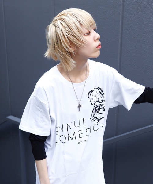 AFYF(エーエフワイエフ)の「【AFYF】AFYF Premium Souvenir Short Sleeve T-Shirt "DARK BEAR" version by GILDAN Premium Cotton 5.6oz / AFYFスーベニア ショートスリーブ Tシャツ "ダークベアー"ヴァージョン ギルダン プレミアム コットン5.6oz AFYF グラフィック by ロフトスキー(Tシャツ/カットソー・メンズ・パープル/ホワイト/ブラック/レッド/イエロー/オレンジ/ブルー/グリーン/マルーン/ミント/ブラック系その他/モスグリーン/ホワイト系その他/ロイヤルブルー/ブルー系その他2/アッシュグレー/ホワイト系その他2/ローズ/ブラック系その他2・LARGE/XXX-LARGE/X-LARGE)」の3枚目の写真