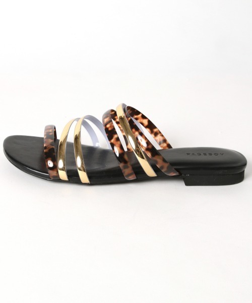 PAGEBOY（ページボーイ）の「クリアフラットサンダル（サンダル・レディース・ホワイト系その他/ブラック系その他・MEDIUM/LARGE）」の7枚目の写真