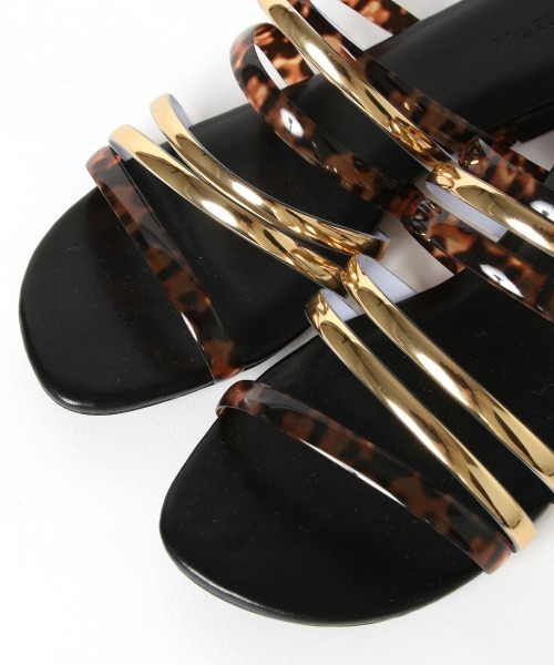 PAGEBOY（ページボーイ）の「クリアフラットサンダル（サンダル・レディース・ホワイト系その他/ブラック系その他・MEDIUM/LARGE）」の5枚目の写真