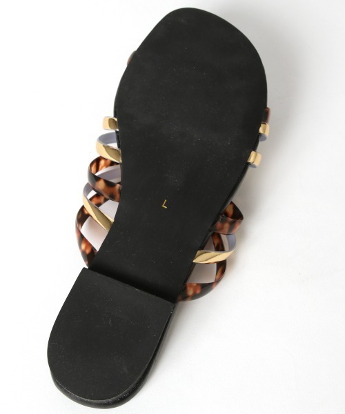 PAGEBOY（ページボーイ）の「クリアフラットサンダル（サンダル・レディース・ホワイト系その他/ブラック系その他・MEDIUM/LARGE）」の9枚目の写真