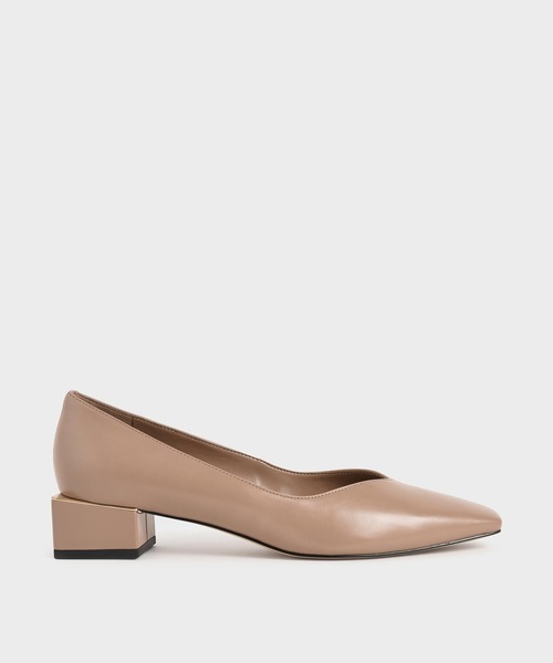 セール ブロックヒールパンプス Block Heel Pumps パンプス Charles Keith チャールズ キース のファッション通販 Zozotown