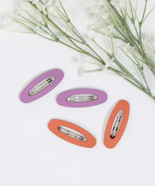 WC（ダブル シー）の「WC/【4点セット】カラーヘアクリップ（バレッタ/ヘアクリップ・レディース・その他1/その他2/その他3/その他4・FREE）」の2枚目の写真