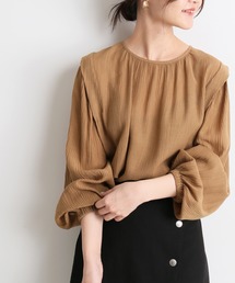 SLOBE IENA | スリーブタックワッシャーブラウス【手洗い可能】◆(シャツ/ブラウス)