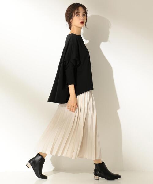 ANY(エニィ)の「ウーリッシュフラノプリーツスカート(スカート・レディース・ローズ系/ブラウン系5/ライトグリーン系/ダークブラウン系/アイボリー系/ライトグレー系5・1/2/3)」の9枚目の写真