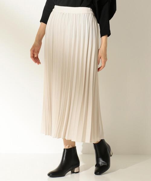 ANY(エニィ)の「ウーリッシュフラノプリーツスカート(スカート・レディース・ローズ系/ブラウン系5/ライトグリーン系/ダークブラウン系/アイボリー系/ライトグレー系5・1/2/3)」の12枚目の写真