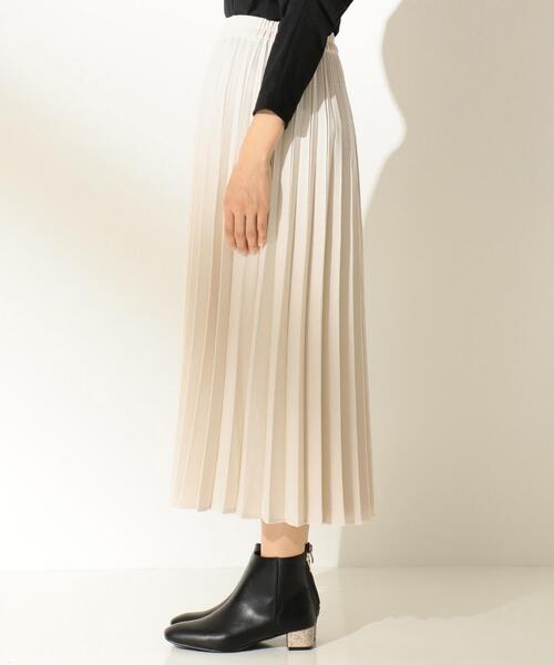 ANY(エニィ)の「ウーリッシュフラノプリーツスカート(スカート・レディース・ローズ系/ブラウン系5/ライトグリーン系/ダークブラウン系/アイボリー系/ライトグレー系5・1/2/3)」の13枚目の写真