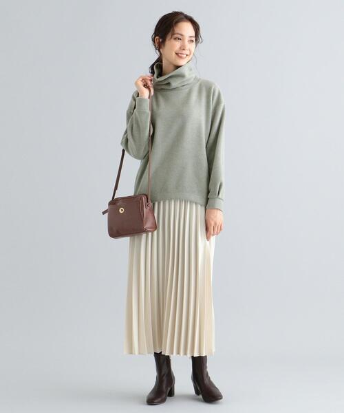 ANY(エニィ)の「ウーリッシュフラノプリーツスカート(スカート・レディース・ローズ系/ブラウン系5/ライトグリーン系/ダークブラウン系/アイボリー系/ライトグレー系5・1/2/3)」の22枚目の写真