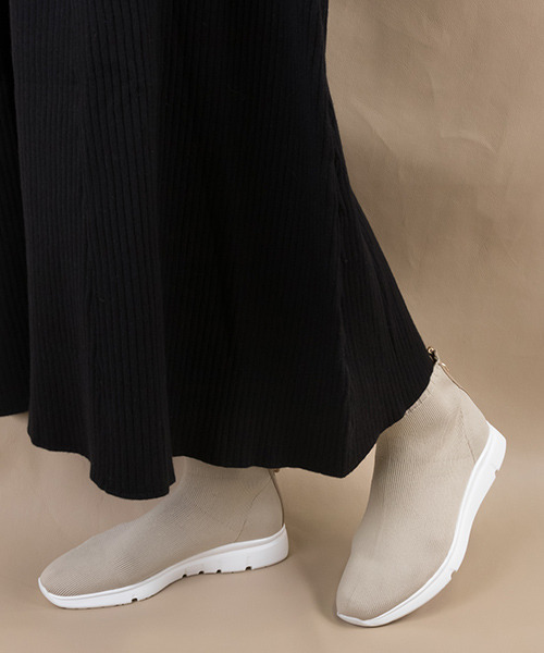 RANDA（ランダ）の「ストレスフリー/ソフトニットスニーカー（スニーカー・レディース・ブラック/ベージュ・S/LL/M/L）」の12枚目の写真