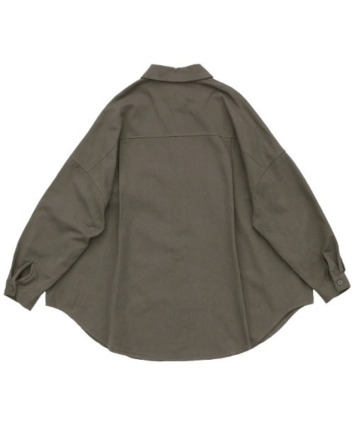 select MOCA(セレクトモカ)の「ダブルポケットオーバーシャツ(シャツ/ブラウス・レディース・アッシュグレー/ブラック/ブラウン・FREE)」の19枚目の写真