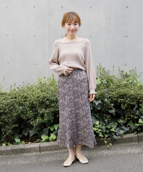 flower(フラワー)の「ベビーレオパードスカート(スカート・レディース・ブラック/ブラウン・FREE)」の5枚目の写真