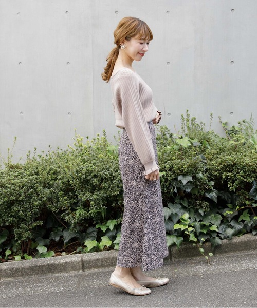 flower(フラワー)の「ベビーレオパードスカート(スカート・レディース・ブラック/ブラウン・FREE)」の6枚目の写真