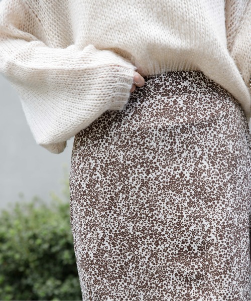flower(フラワー)の「ベビーレオパードスカート(スカート・レディース・ブラック/ブラウン・FREE)」の14枚目の写真